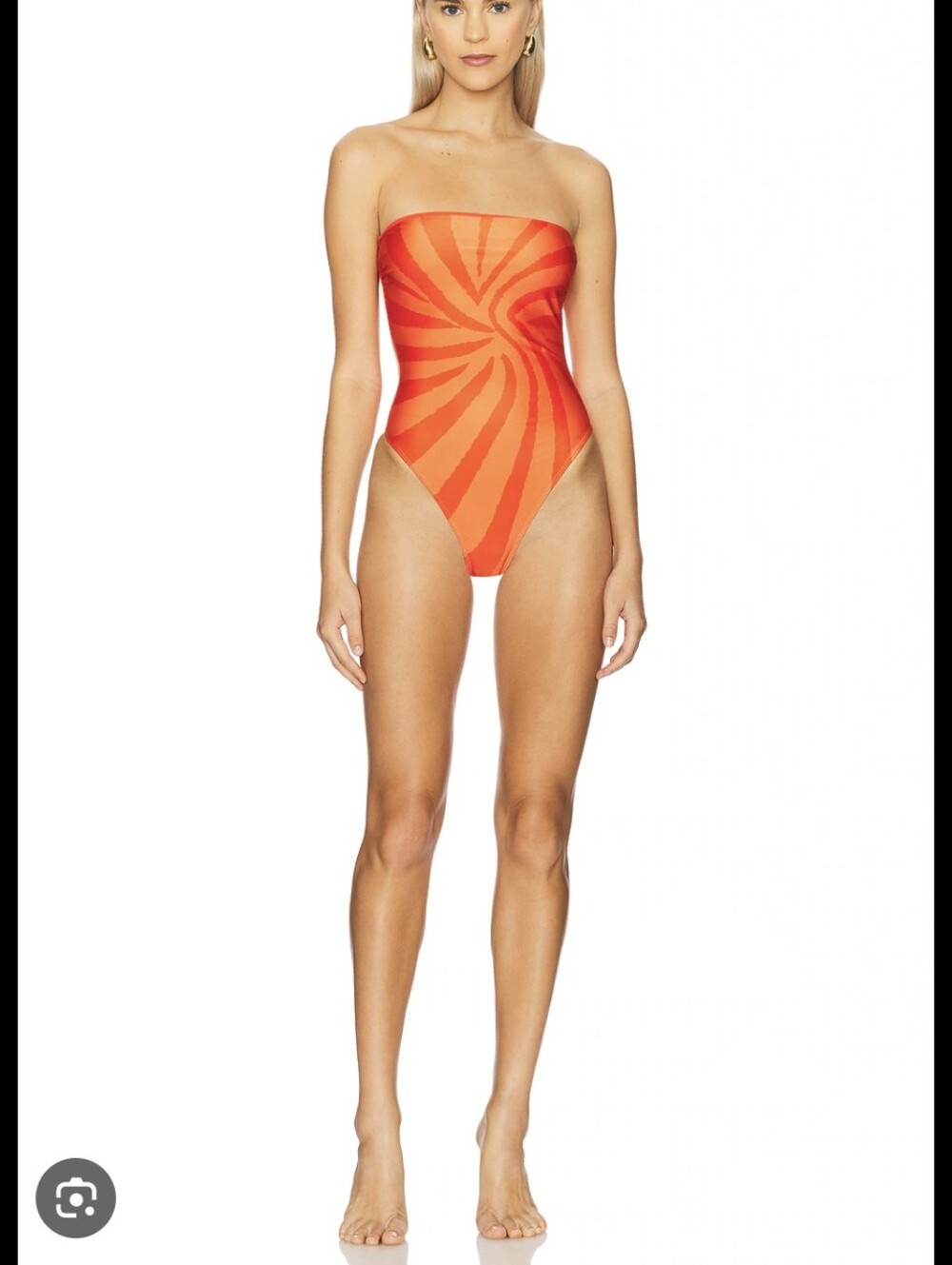 Vix One-Piece Swimsuit in Orange